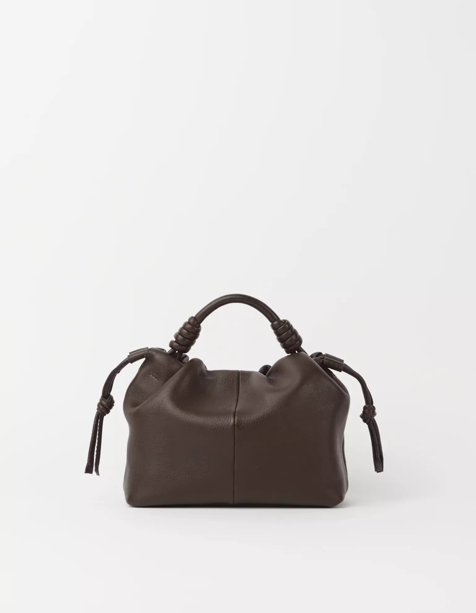 O MY BAG Kiki Mini Chocolate Soft Grain Ledertasche braun